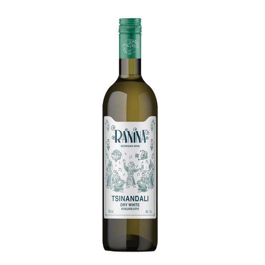 Dugladze Ranina Tsinandali 2023 Georgian white wine bottle with traditional Tsinandali region label and Dugladze winery branding