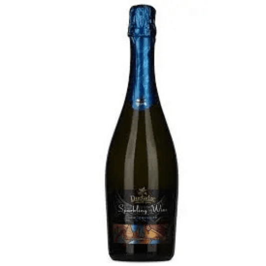 Dugladze sparkling semi-dry wine bottle with premium foil closure and traditional Georgian winery branding