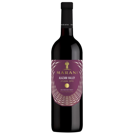 Marani Alazani Valley 2024 – Georgian Semi-Sweet Red Wine - Nova Vino