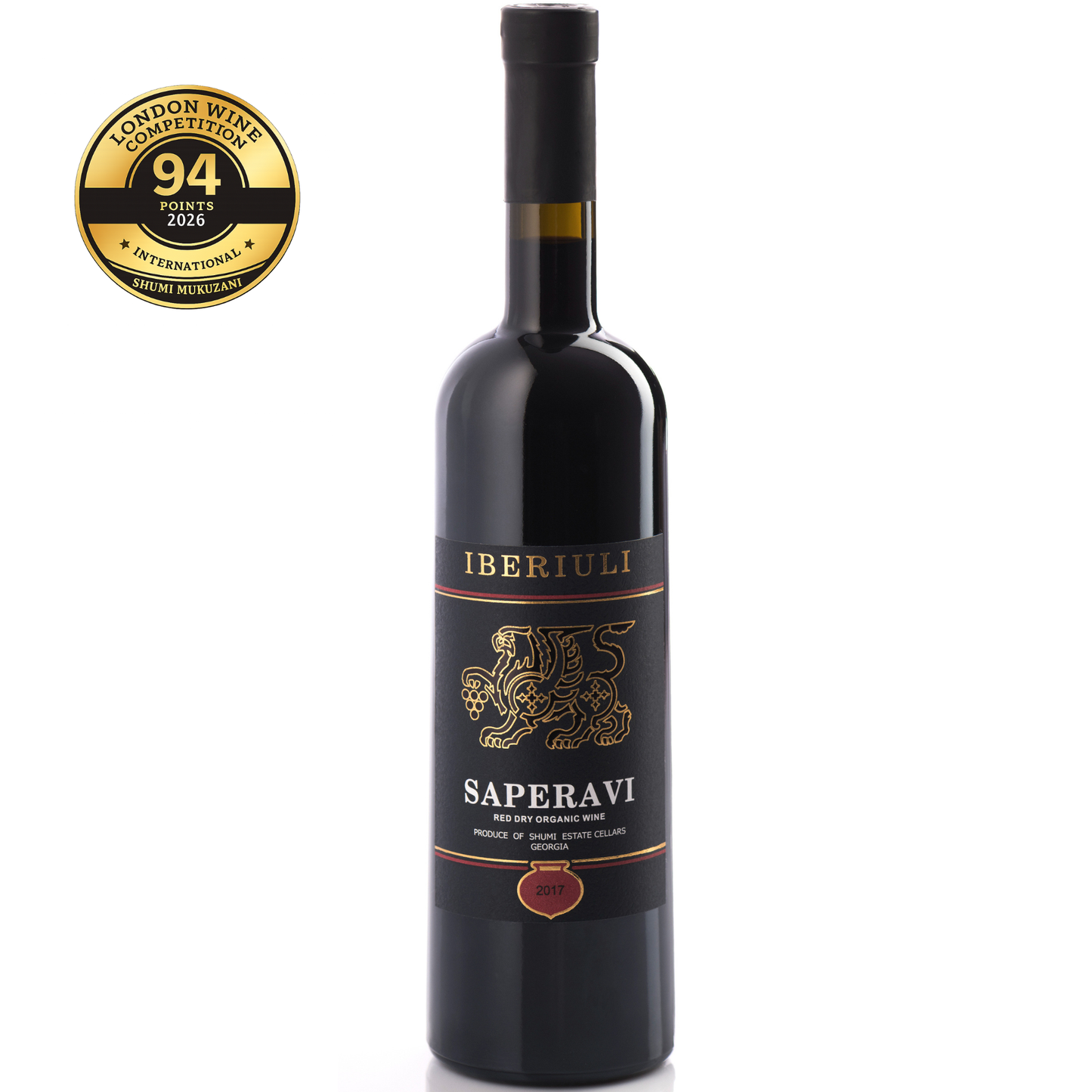 Iberiuli Saperavi Qvevri 2023 - Georgian Red Wine Ancient Amphora Method